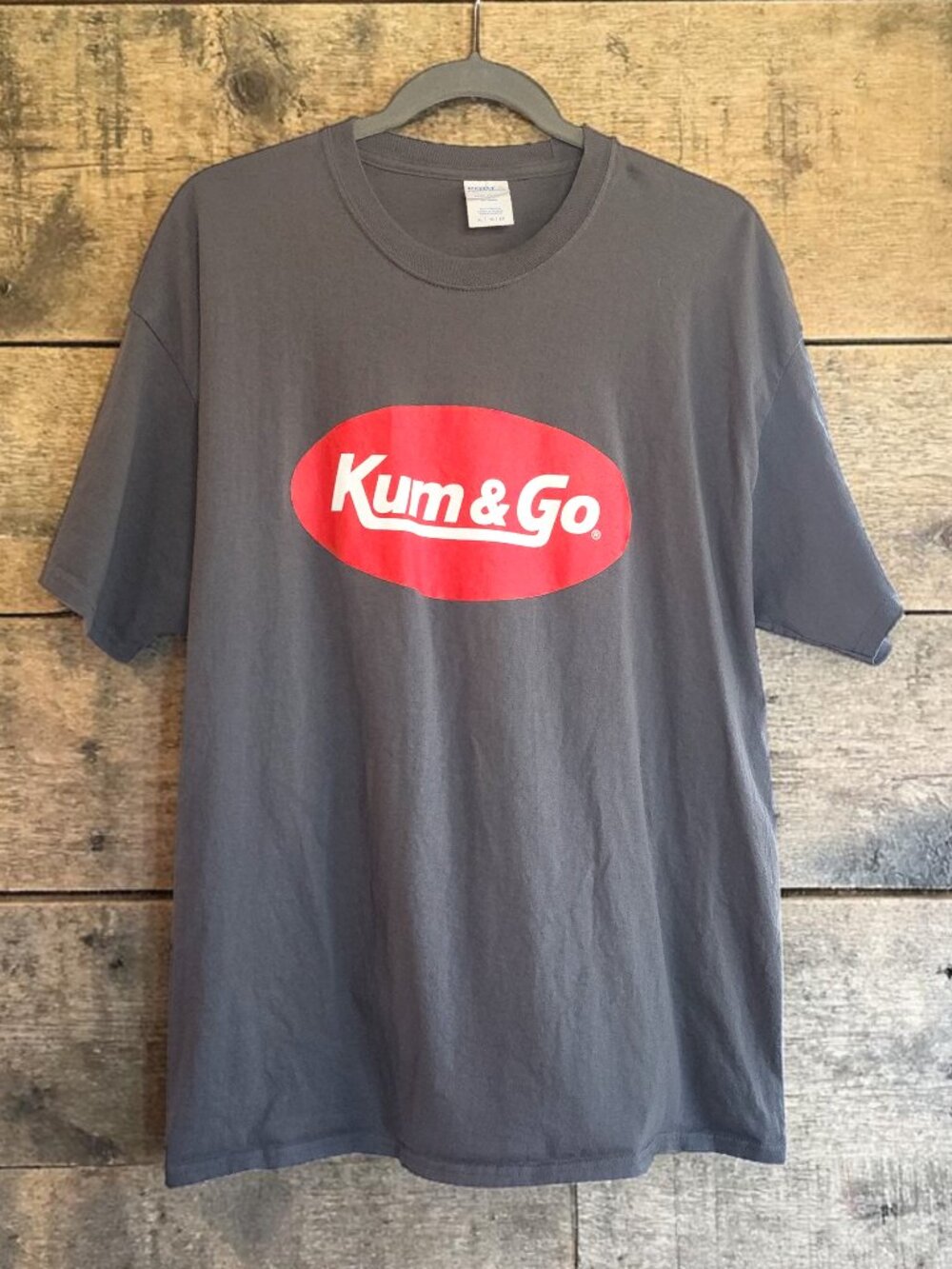 Kum & Go XL Tee T Shirt Gray Short Sleeve